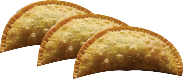 Empanadillas Stuffed with  Lean Meat,  Chicken and Guava 100 Pcs  (.85 each)