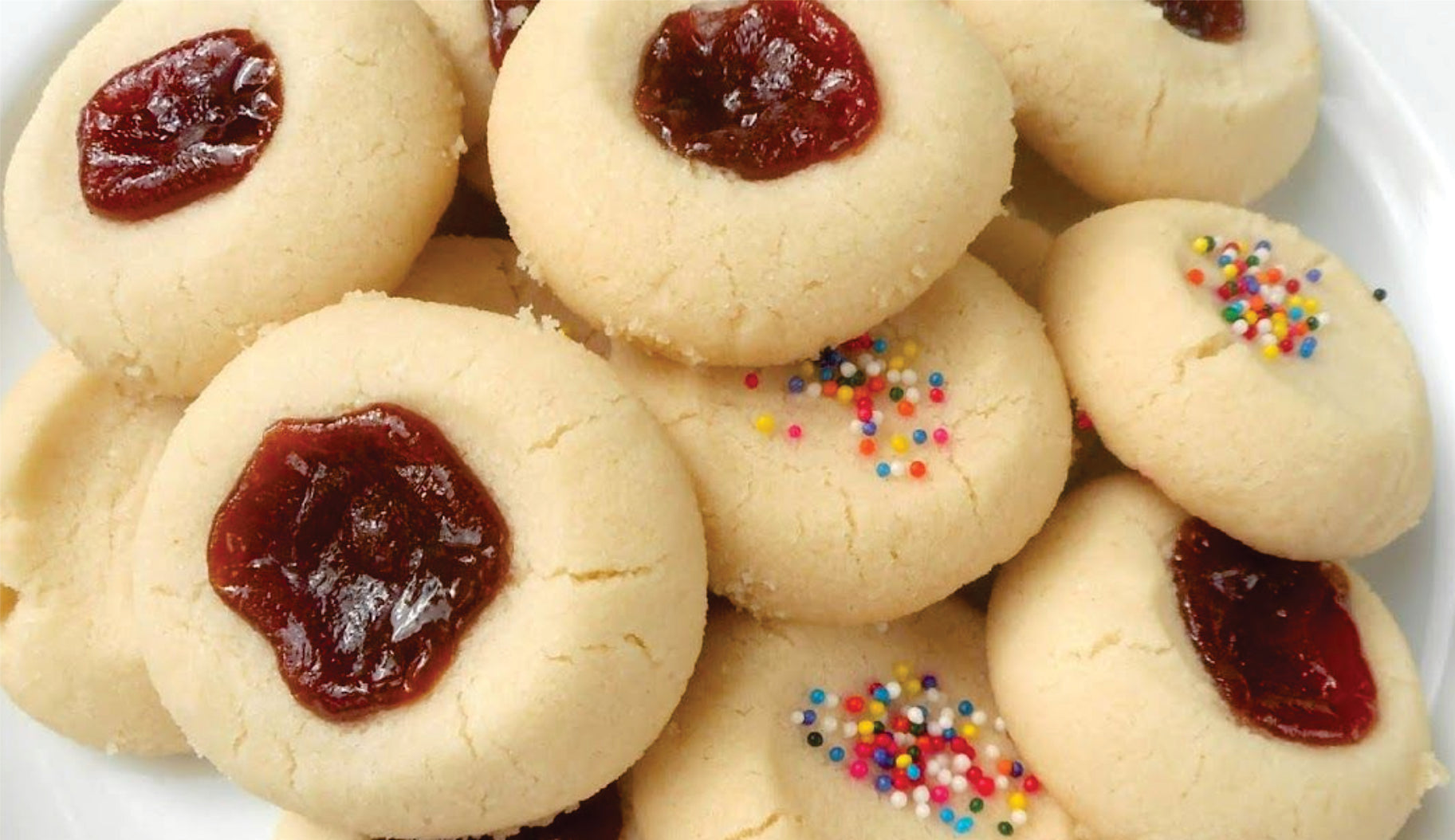 Polvorones with Guava, Sprinkles and Nutella 15pc