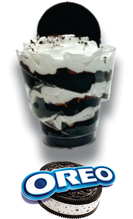 5oz. Desserts Cups of Oreo, Nutella, Kisses, Strawberry Shortcake 12 Pcs per Flavor or 12 Pcs Assortment of Flavor